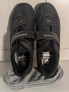 Shimano indoor cycle shoes black